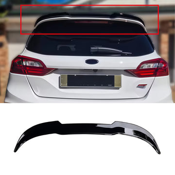 Rear Spoiler For Ford Fiesta MK8 8.5 ST 2018-2022 Rear Extension Lip Small Wing Tail Gloss Black